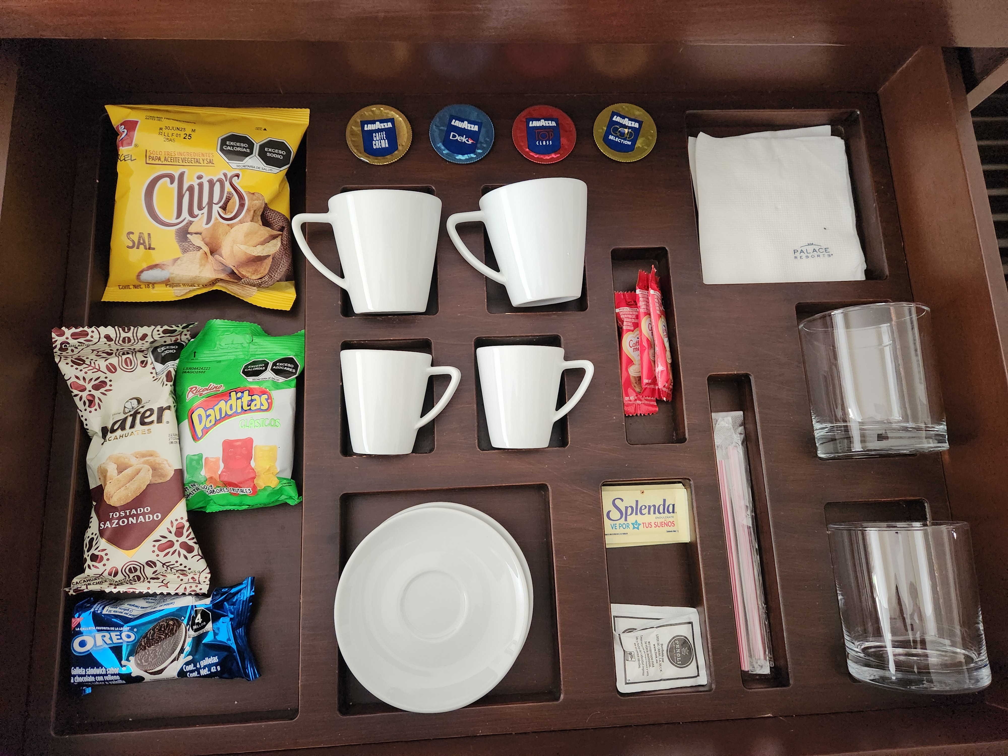 Grand Family Suite kid-friendly minibar snacks